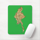 Myanmar-Karte Mousepad (Mit Mouse)