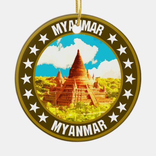 Myanmar Keramik Ornament (Vorne)