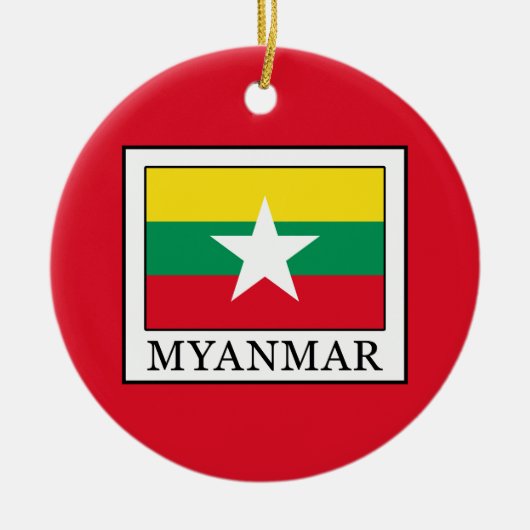 Myanmar Keramikornament (Vorne)
