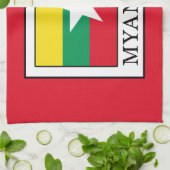 Myanmar Küchentuch (Gefaltet)