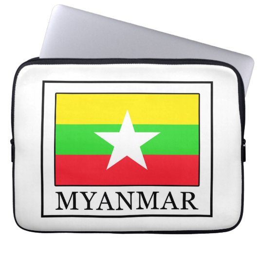 Myanmar Laptopschutzhülle (Vorderseite)