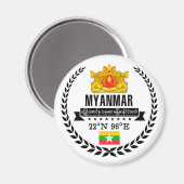 Myanmar Magnet (Vorderseite/Rückseite)