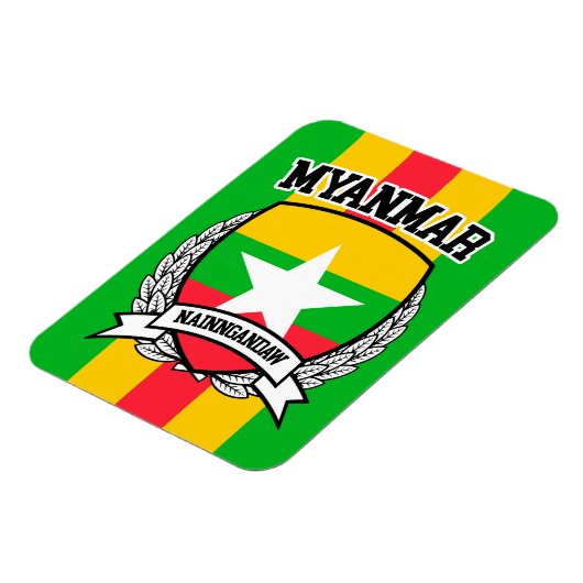 Myanmar Magnet (Linke Seite)