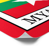 Myanmar Poster (Ecke)