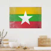 Myanmar Poster (Küche)