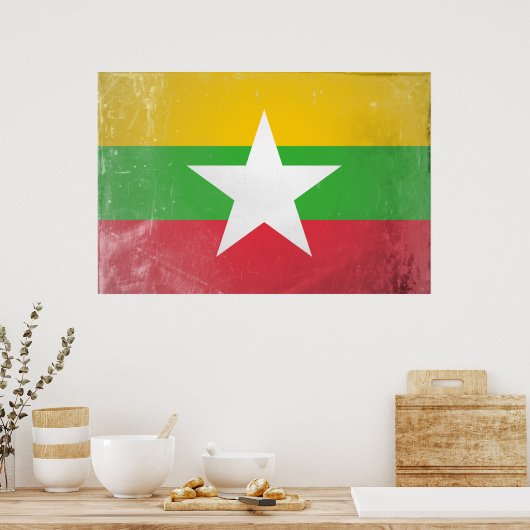 Myanmar Poster (Küche)