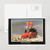 Myanmar Postkarte (Vorne/Hinten)