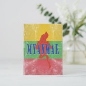 Myanmar Postkarte (Stehend Vorderseite)