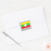 Myanmar Quadratischer Aufkleber (Umschlag)