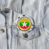 Myanmar Runde Emblem Button (Beispiel)