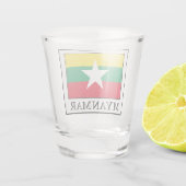 Myanmar Schnapsglas (Rückseite)