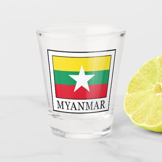 Myanmar Schnapsglas (Vorderseite)