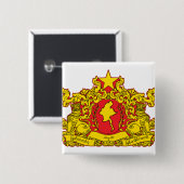 Myanmar-Wappen Detail Button (Vorne & Hinten)