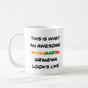Myanmaran-Oma, phantastisch Kaffeetasse
