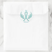 Myasthenia Gravis Angel Wings Warrior Sticker (Tasche)
