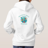 Myasthenia Gravis Aquamarines Bewusstsein Hoodie (Rückseite)