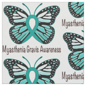 Myasthenia Gravis aquamarines Stoff (Nahaufnahme)