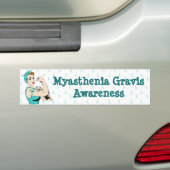 Myasthenia Gravis Awareness Autoaufkleber (Auf Auto)