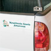 Myasthenia Gravis Awareness Autoaufkleber (Auf Lkw)