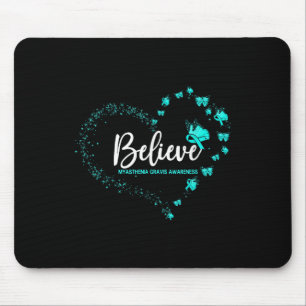 Myasthenia Gravis Awareness Butterfly Glauben Mousepad