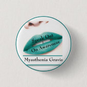 Myasthenia Gravis Awareness Button (Vorderseite)