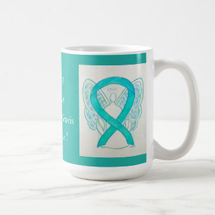 Myasthenia Gravis Awareness Ribbon Angel Tasse