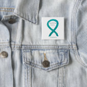 Myasthenia Gravis Awareness Ribbon Art Custom Butt Button (Beispiel)