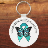 Myasthenia Gravis Awareness Ribbon Butterfly Schlüsselanhänger (Vorderseite)