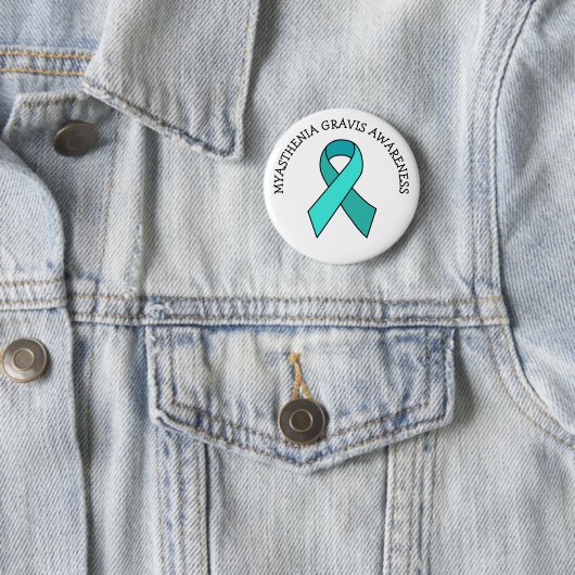 Myasthenia Gravis Awareness Ribbon Button (Beispiel)