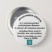 Myasthenia Gravis Bewusstsein Button (Vorne & Hinten)