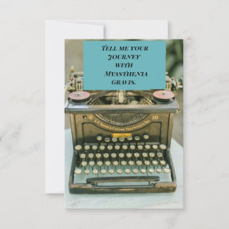 Myasthenia Gravis Bewusstsein [D] Dankeskarte