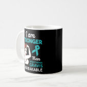Myasthenia Gravis Bewusstsein Kaffeetasse (Vorderseite Links)