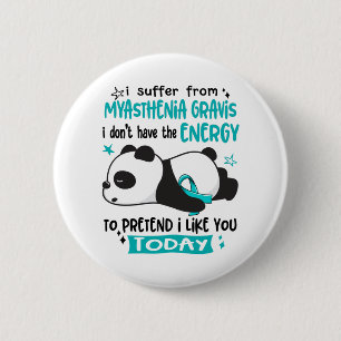Myasthenia Gravis Bewusstsein Monat Band Geschenke Button