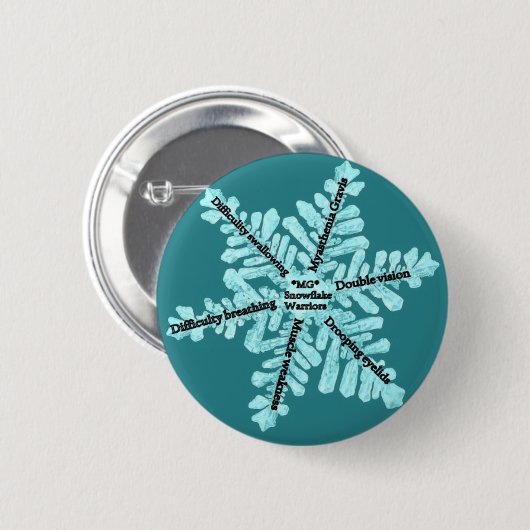Myasthenia Gravis Bewusstseins-Geschenke Button (Vorne & Hinten)