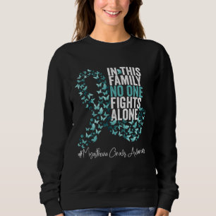 Myasthenia-Gravis-Bewusstseinsmonat Türkises Band Sweatshirt