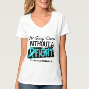 Myasthenia Gravis, das unten nicht ohne einen T-Shirt