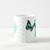 Myasthenia Gravis Hope Aquamarin Ribbons Kaffeemas Kaffeetasse (Mittel)