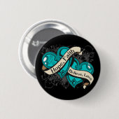 Myasthenia Gravis Hope Faith Duale Hearts Button (Vorne & Hinten)