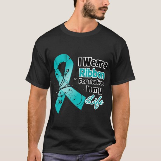 Myasthenia Gravis Ribbon Hero in My Life T-Shirt (Vorderseite)