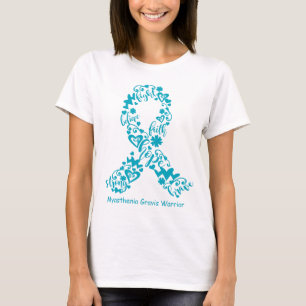 Myasthenia Gravis Sensibilisierungskampagne Unters T-Shirt