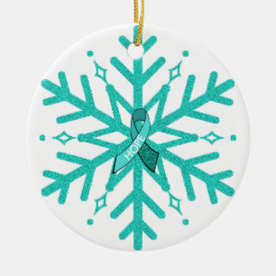 Myasthenia Gravis Snowflake Weihnachtsschmuck