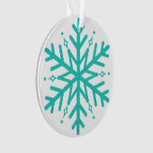 Myasthenia Gravis Snowflake Weihnachtsschmuck Ornament (Vorderseite)