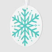 Myasthenia Gravis Snowflake Weihnachtsschmuck Ornament (Vorderseite)