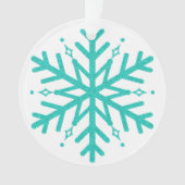 Myasthenia Gravis Snowflake Weihnachtsschmuck Ornament (Vorderseite)