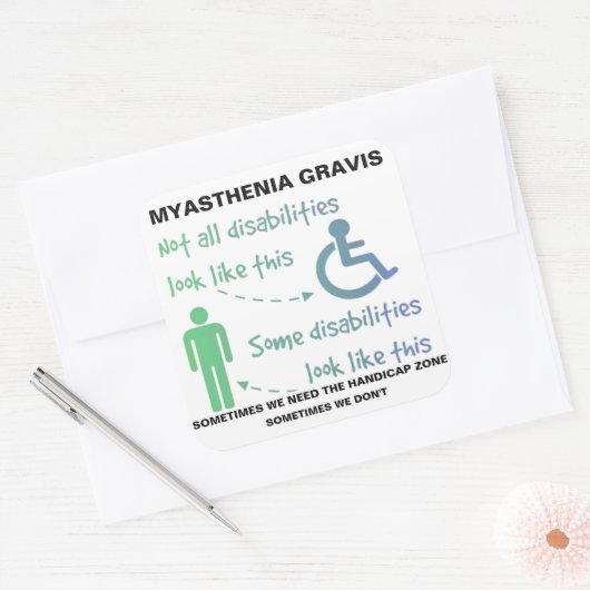 Myasthenia Gravis STICKER (Umschlag)