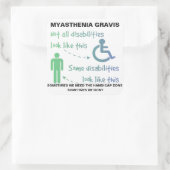 Myasthenia Gravis STICKER (Tasche)