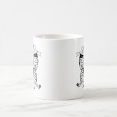 Myasthenia Gravis Überlebend-Schmetterling Kaffeetasse (Mittel)