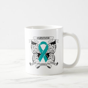 Myasthenia Gravis Überlebend-Schmetterling Kaffeetasse
