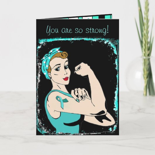 Myasthenia Gravis Warrior Grußkarte für den Freund Karte (Vorderseite)