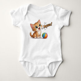 „Myauu!“ Baby-Kätzchen Baby Strampler